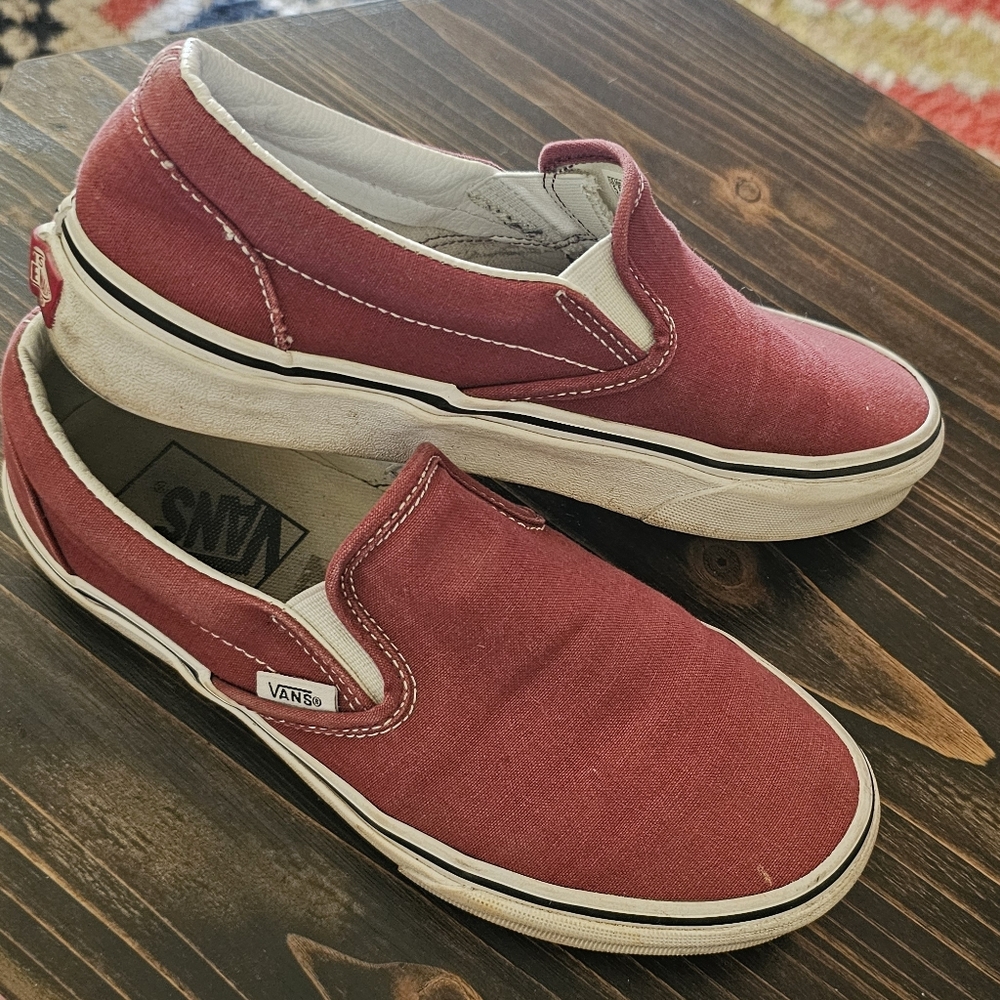 Maroon Vans - image 1